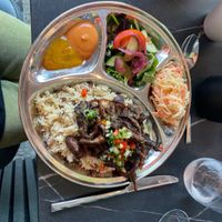 Jerk shroom thali   at The Calabash Tree in Sunderland