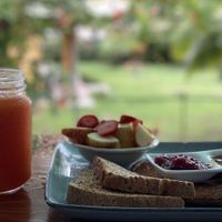Pancake vegano at Como En Mi Casa in Puerto Viejo De Talamanca