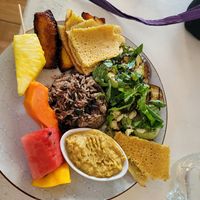 Vegan Gallo Pinto  at Como En Mi Casa in Puerto Viejo De Talamanca