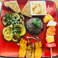 Vegan Gallo Pinto at Como En Mi Casa in Puerto Viejo De Talamanca
