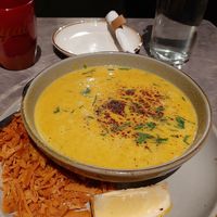 Lentil soup at Ayat - Bushwick in Brooklyn