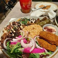 Vegan platter at Ayat - Bushwick in Brooklyn