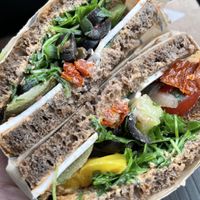 Vegan sandwich from Haferkater, FRA  at FRA - Haferkater in Frankfurt