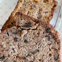 Walnut banana bread and carrot cake from Haferkater, FRA  at FRA - Haferkater in Frankfurt
