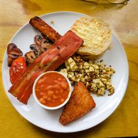 Vegan  Breakfast at The Greasy Spoon at The Greasy Spoon in Amsterdam