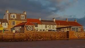 Picturesque seaside bar and restaurant serving seasonal dishes with local produce    at The Ship Inn  in Elie