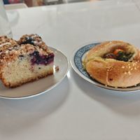 Coffee cake and brioche at Borage  in Speedway