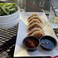 Vegan dumplings   at Umami Ramen & Dumpling Bar in Madison