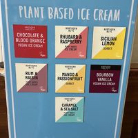 Ice cream flavours   at Extra Scoops in Herne Bay