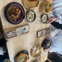 Various dishes  at Colibri in Vilnius