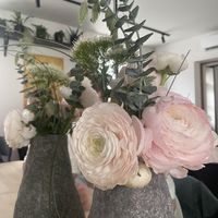 Fresh flowers  at Colibri in Vilnius