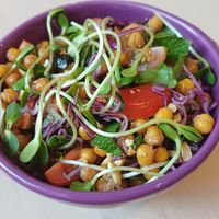 Vietnamese salad at Colibri in Vilnius