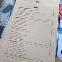 Menu  at Ginger Monkey Number 31  in Chester