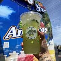 Perfectly refreshing as temperatures start elevating - Cucumber Lime Aguga Fresca (Medium Size) $7 USD 💚  at Antojitos Sinaloa in Modesto