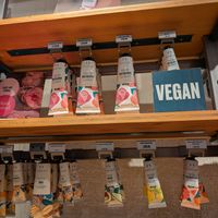 Vegan signs everywhere 💚 at The Body Shop in Nairobi