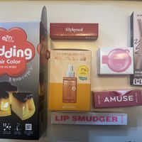 Vegan hair colour, makeup and skin care   at Olive Young in Asan