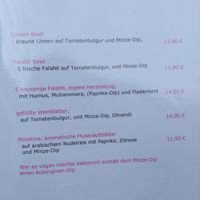 Menu at Gasthaus zum Hoffragner in Passau