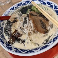 Standard vegan tonkotsu style  at Ramen Kiou - Hankyu Higashidori Branch in Osaka