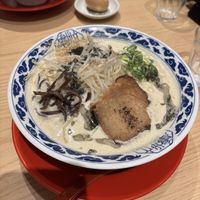 creamy vegan ramen  at Ramen Kiou - Hankyu Higashidori Branch in Osaka