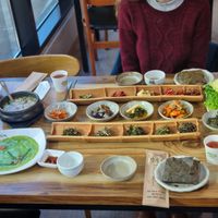 Vegan Set meal at Mountain Range in Cheonan