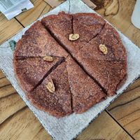 Sweet pancake with Red beans  at Mountain Range in Cheonan