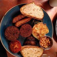 Vegan breakfast at Keoghs Cafe in Dublin