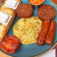 Irish vegan breakfast at Keoghs Cafe in Dublin