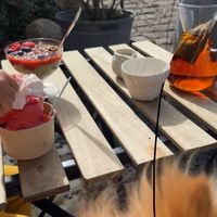  Our fika for the day   at Den Blå Ged in Faarevejle