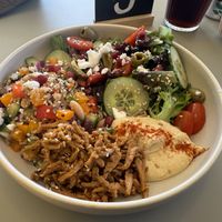 Nourish Bowl. Does exactly that.  at The Wren in Saltburn-by-the-sea