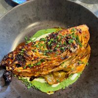 Hispi cabbage at Botanica   in Horsham