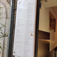 Menu at Glacier Terre adélice Annecy in Annecy