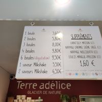 Prix at Glacier Terre adélice Annecy in Annecy