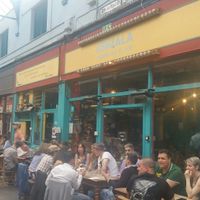 Popular on a Saturday afternoon at Sarava Creperie  in South West London