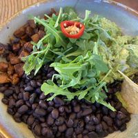 Sweet potato bowl with omissions to make vegan  at Casa Gabriela in La Mesa