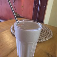 Breakfast smoothie  at Folks Cafe in Edinburgh