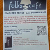 Spul good and art! at Folks Cafe in Edinburgh