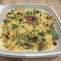 Black lentil chaat  at Madras dosa Co  in New York City