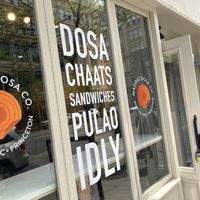 Front at Madras dosa Co  in New York City
