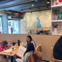Inside seating at Madras dosa Co  in New York City