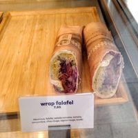 Falafel wrap (vegan) at Donnant - Gare du Nord  in Paris