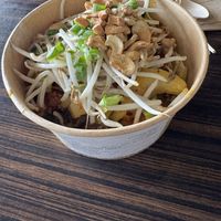 Vegan Singapore Cashew Curry with jasmine rice   at Noodlebox in Guelph