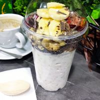 Breakfast smoothie at Energy Box in Cetinje