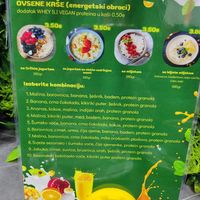 Menu at Energy Box in Cetinje