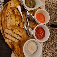 Appetiser dips (vg) at Ba Ghetto Ristorante Kosher in Venice