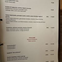 Salad option  at Four in Ortisei