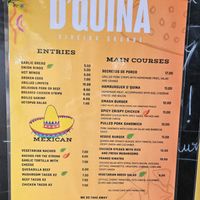 Menu at D'Quina in Ribeira Grande