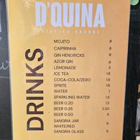 Drinks at D'Quina in Ribeira Grande