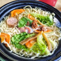claypot noodles light taste at Sanwa Moto Vegetarian - 三和 素 in Kuching