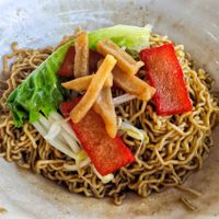 kolo mee at Sanwa Moto Vegetarian - 三和 素 in Kuching