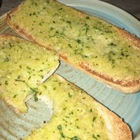 Ciabatta garlic bread   at The Head of the River  in Oxford